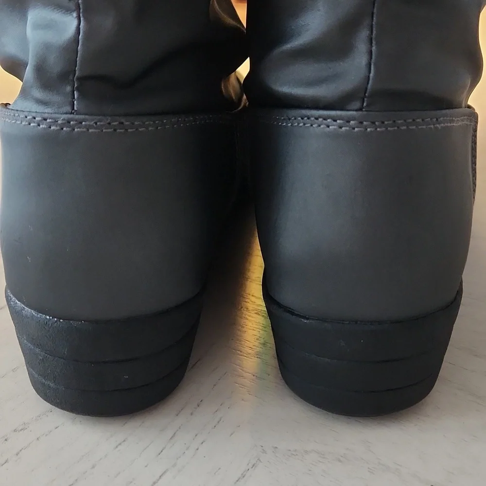 Judith Sport Gray Fur-Lined Winter Boots Sz. 10 BRAND NEW, NEVER WORN!!